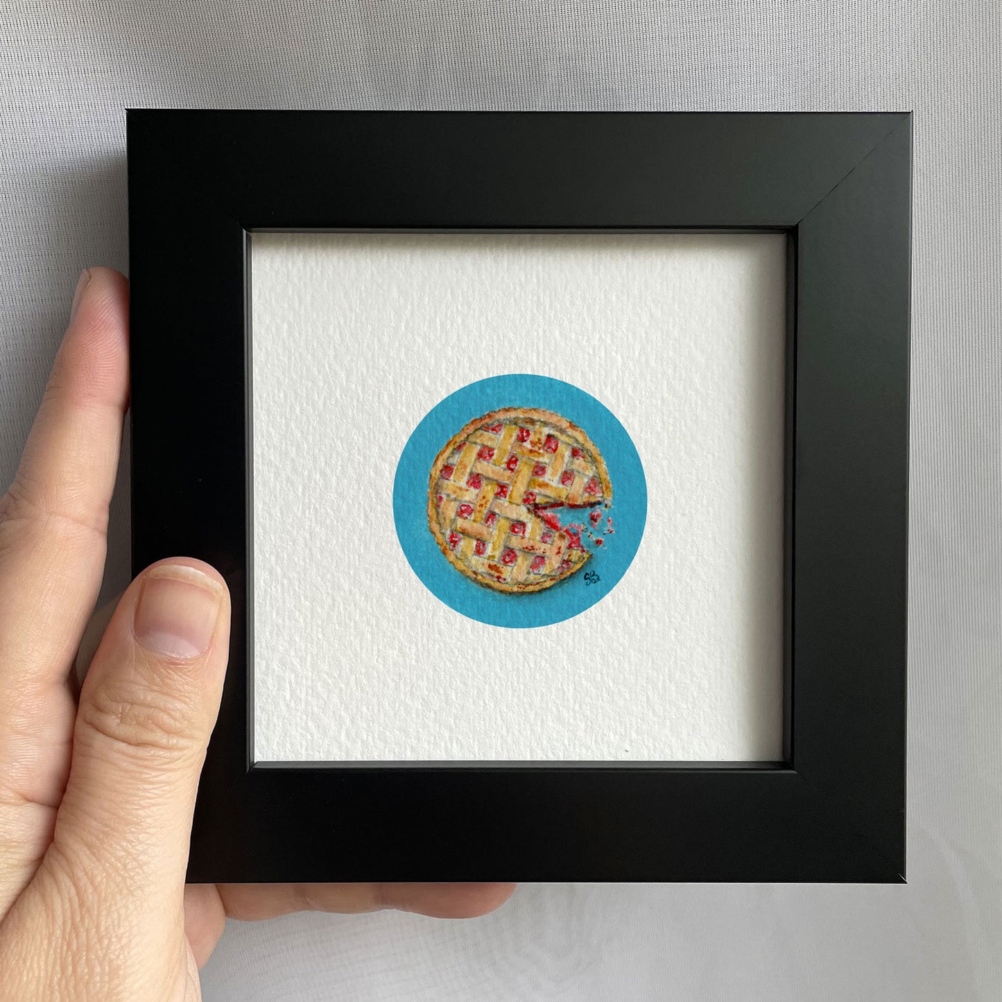 Sweet Cherry Pie Watercolor Print