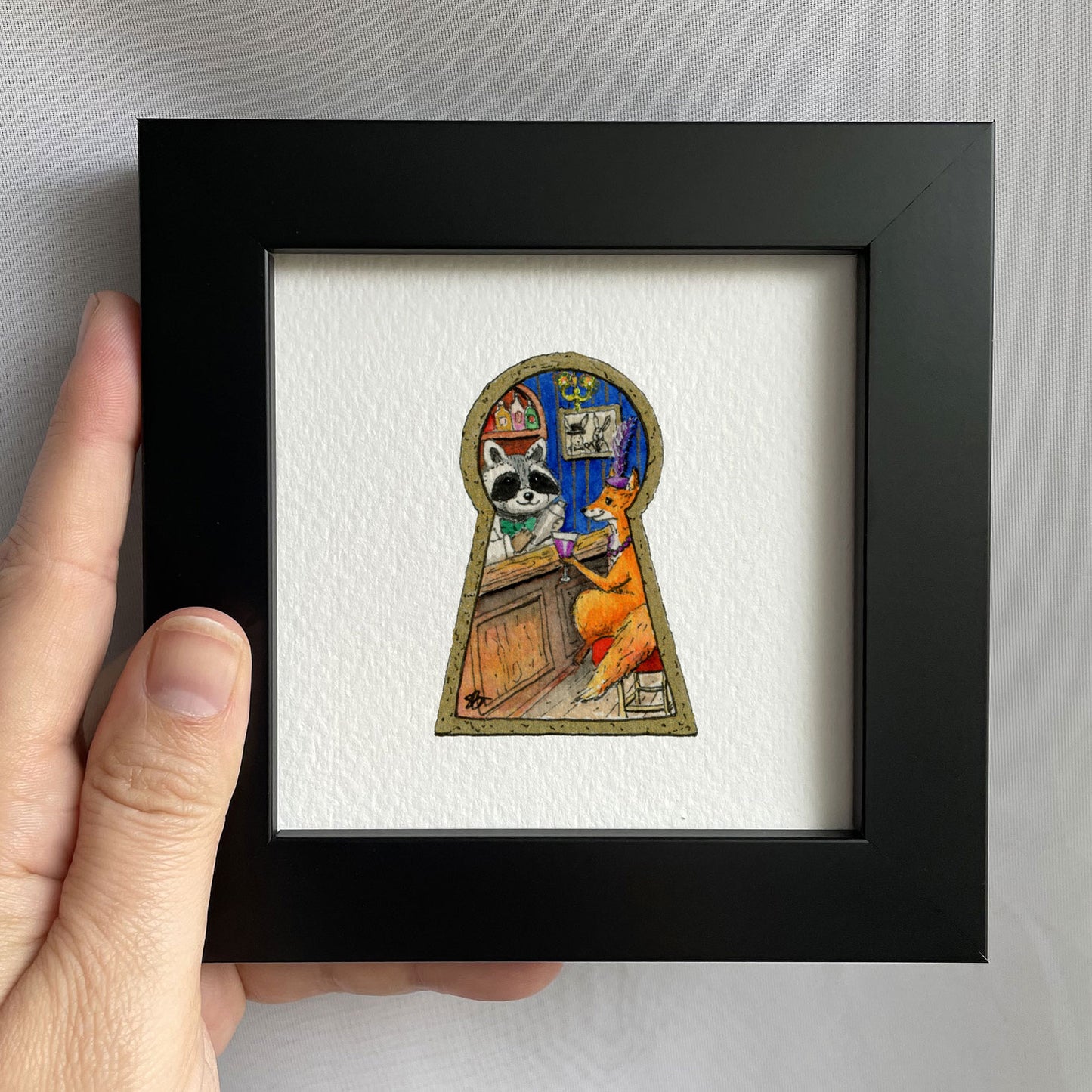 Keyhole Speakeasy Watercolor Print