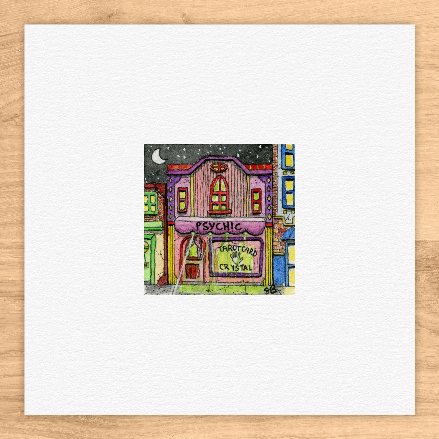 Fortune Teller Truck Watercolor Print