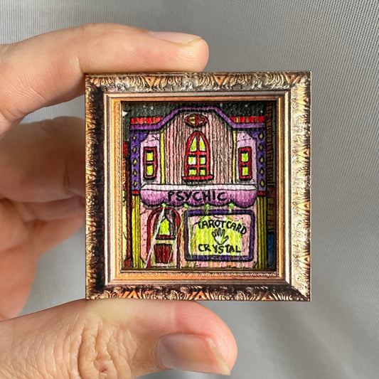 Fortune Teller Framed Magnet Tiny Art